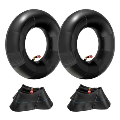 FVRITO 13x5.00-6 13x5x6 Inner Tube Heavy Duty Replacement Compatible with Razor Dirt Quad Versions 1-18 Go Kart ATV Lawn Mower Snow Blower Yard Tractor Hand Truck Wagon Pressure Washer Air Compressor - size: 13x5.00-6(4 Pack,Bent Valve）