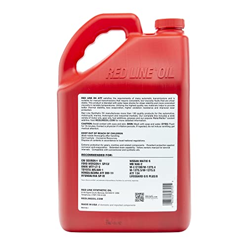 Red Line 30705 Full Synthetic D6 Automatic Transmission Fluid (ATF) - 1 Gallon - size: Gallon