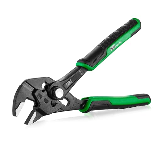 SK 6" Pliers Wrench, Smooth Parallel Jaw, Water Pump Pliers, CR-V Steel - size: 6-inch Single