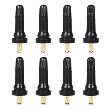 8Pcs TPMS Valve Stems Rubber Snap-in 20008 20018 Tubeless Tire Sensor Valves for 0.453'' Rim Holes Universal Fit for Most Passenger Vehicles