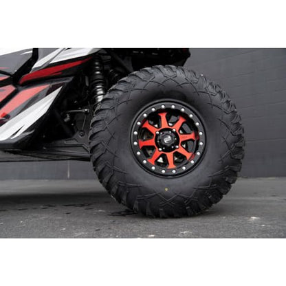 TUSK 4/137 Uinta Beadlock Wheel 14x7 5.0 + 2.0 Candy|Commander|Maverick|Outlander|Pioneer|