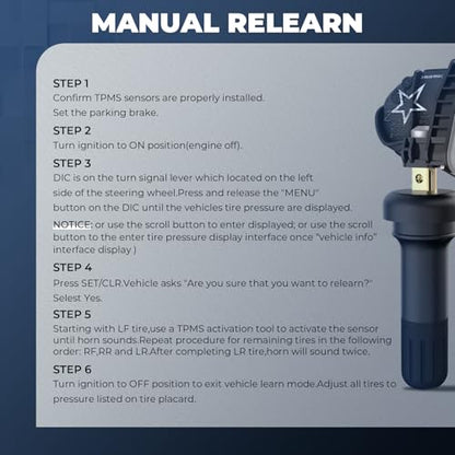 RENECTIV GM TPMS Sensor, 315MHz Tire Pressure Monitoring System Sensor - size: 13598772/1