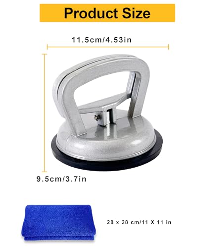 3 Pack Metal Dent Puller,Car Dent Puller , Aluminum Alloy Dent Puller,multifunctional car dent repair puller kit,Paintless Dent Repair Tools for Car Dent ,Glass, Tiles Lifting and Objects Moving - size: 2PCS Metal Suction Cup