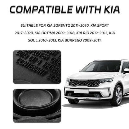 Brake Master Cylinder Reservoir Tank Cap Brake Fluid Cap Replacement OEM 58531-07000 & 585312B500 Compatible with Hyundai Accent Azera Elantra Santa Fe Sonata Tucson Kia Optima Soul Sorento