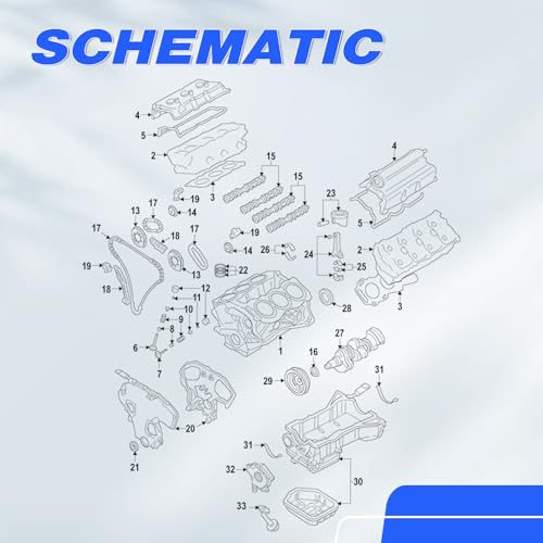 130286KA0A Engine Timing Chain Kit Compatible with Nissan Pathfinder Infiniti QX60 2017-2024 3.5L V6 VQ35DD, Replace 130286KA1B 130706KA1B 130706KA1C 130856KA0A 13091JA10A 130706KA0A 130856KA1B - size: 130286KA0A