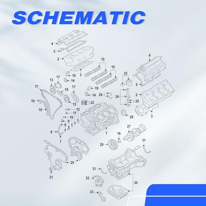 130286KA0A Engine Timing Chain Kit Compatible with Nissan Pathfinder Infiniti QX60 2017-2024 3.5L V6 VQ35DD, Replace 130286KA1B 130706KA1B 130706KA1C 130856KA0A 13091JA10A 130706KA0A 130856KA1B - size: 130286KA0A