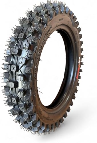 Intermediate Compound Off Road Dirt Bike Motocross Tire (80/100-12) - size: 80/100-12