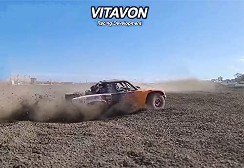VITAVON & VOTACH alumium beadlock wheel silver rim+ring For UDR Traxxas Unlimited Desert Racer 1:7#8473 2pcs