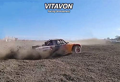 VITAVON & VOTACH alumium beadlock wheel silver rim+ring For UDR Traxxas Unlimited Desert Racer 1:7#8473 2pcs