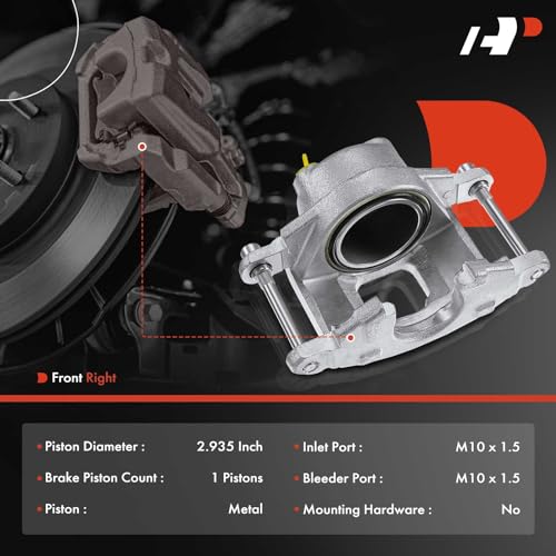A-Premium Front Right Passenger Disc Brake Caliper without Bracket - style: Front Passenger Side