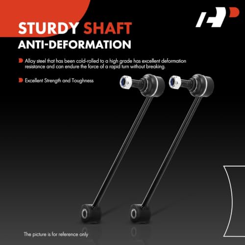 A-Premium Rear Sway Bar Link Stabilizer Bar Link, Compatible with Ram