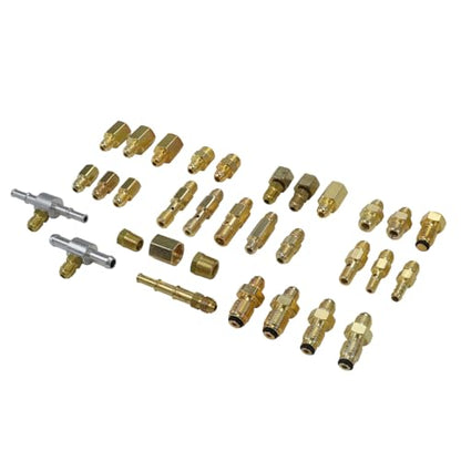 Master Fuel Pressure Injection Tester Kit – for PFI & TBI Systems, GM/Ford/Honda/Toyota/Bosch, Includes Multiple Adapters & Gauges/Covers Most Domestic & Import