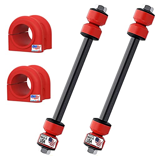 Suspension Dudes PAIR Front Sway Bar Stabilizer Links Mountaineer Pickup Explorer Ranger Ram 1998-2010, K700542 K7275 K80080 - Bushings Made In USA - 29.5 MM Bar