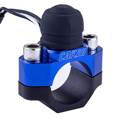 Motorcycle ATV Water Proof Engine Start Stop Kill Switch Button - color: Blue