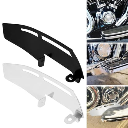 Black Driver Floorboard Heel Guard for Harley Touring