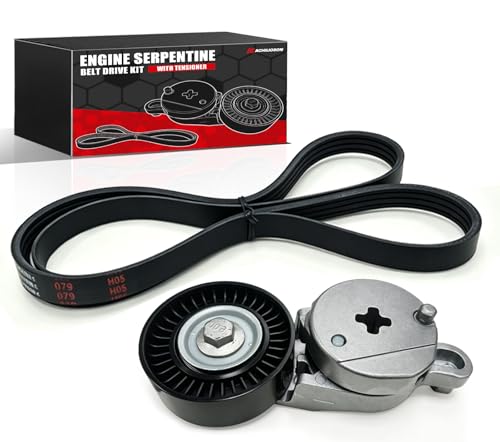 Engine Serpentine Belt Drive Kit with Tensioner for Toyota Camry 2010–2011 L4 2.5L, Belt Tensioner Assembly and Serpentine Belt Set, Replace 16620-0V010, 39096, 4PK1240 - size: 16620-0V010