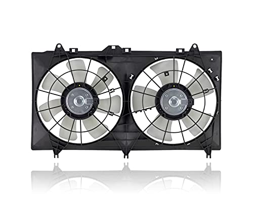 Dual Radiator and Condenser Fan Assembly - Cooling Direct Compatible/Replacement for GM3115265 12-15 Chevrolet Camaro Coupe/Convertible 3.6L V6