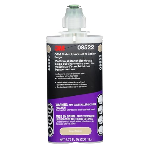 3M OEM Match Epoxy Seam Sealer 08522, Beige, 200 ml, Medium-Bodied - color: Beige
