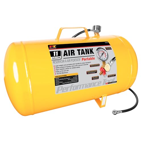 Performance Tool W10011 11-Gallon Portable Horizontal Air Tank - style: Portable Air Tank (11-Gal)