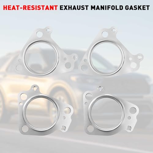 Turbocharger Mounting Gasket Set Compatible with Chevy GMC Vehicle
