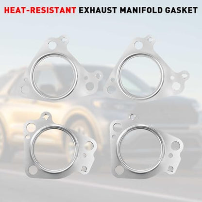 Turbocharger Mounting Gasket Set Compatible with Chevy GMC Vehicle