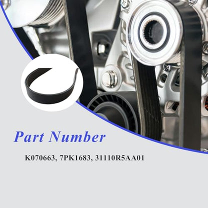 AUCERAMIC 31110R5AA01 Engine Serpentine Drive Belt