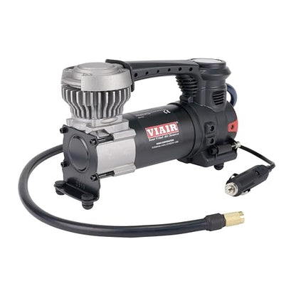 VIAIR 85P/00085 Portable Tire Inflator, 12V Air Compressor for Cars & SUVs - size: Twist on Chuck, style: Analog Manual/Twist On