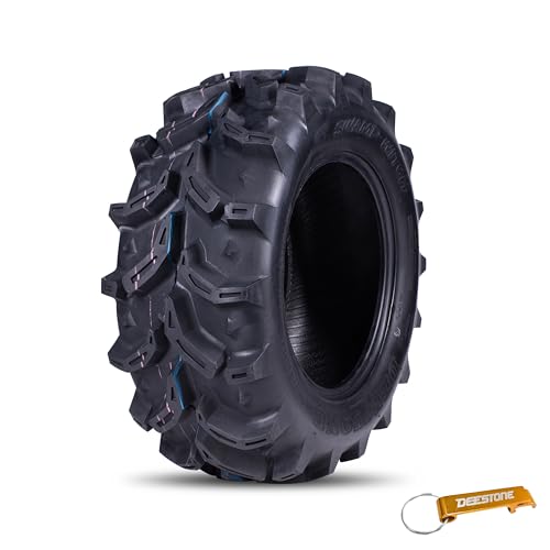 Deestone AT27x10-14 D932 Swamp Witch Tire – 53F 27x10x14 – 6 Ply T/L – ATV Off-Road Traction Tire/Keychain Package - size: AT27X10-14