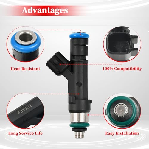 FJ1132 Fuel Injector Replace#BR3Z9F593A, 0280158227-8PCS - size: FJ1132(8PC)