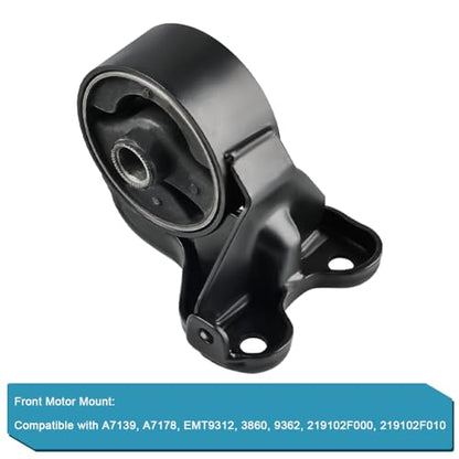 Engine Motor & Transmission Mount Kit Replacement for Kia Spectra L4 2.0L - size: 4PCS-Compatible with 2004-2006 Spectra 2.0L