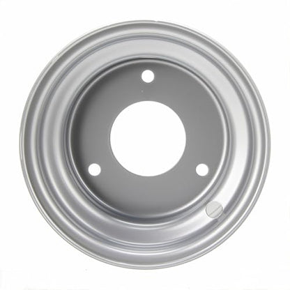 7" ATV Wheel, 7 inch GoKart Rim with 3 lugs Fits for 110-125cc ATV, Go-Kart, 3 Bolts Go Kart Wheel Rim for Quad 16x8-7 Tires (Silver) - color: Silver