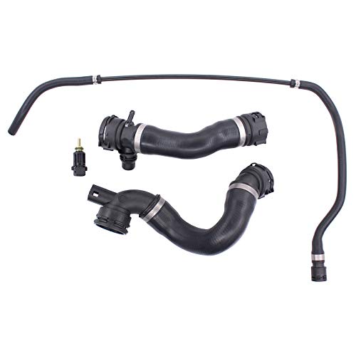 Set of 4 Low Upper Radiator Coolant Hose Vent Line Hose Sensor