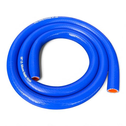 5/8" Silicone Heater Hose 5ft Roll – High-Temperature, Flexible, Durable, Multi-Purpose Automotive & Industrial Hose – Blue/Orange