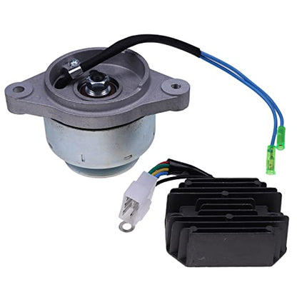 Alternator Regulator 15533-64600 H1550-64600 15531-64017 Compatible With Kubota B1750D B1750E B1750HST-D B1750HST-E G2000 G3200 G4200 G5200