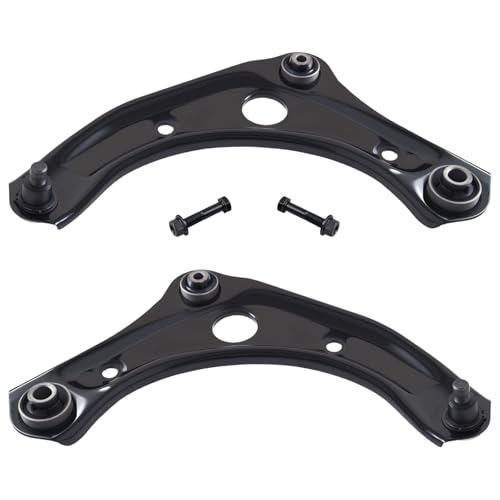 TUCAREST K621576 K621577 (Pair) Front Lower Control Arm and Ball Joint Assembly Compatible With Ni-ssan 12-19 Versa 1.6L,15-19 Micra,14-19 Versa Note [# 545009KS1B 545019KS1B]
