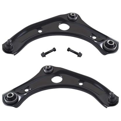 TUCAREST K621576 K621577 (Pair) Front Lower Control Arm and Ball Joint Assembly Compatible With Ni-ssan 12-19 Versa 1.6L,15-19 Micra,14-19 Versa Note [# 545009KS1B 545019KS1B]