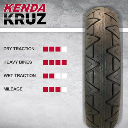 Kenda Kruz K673 110/90-19 Front Motorcycle Tire, (110-9019 62H) - size: 110/90-19 62H