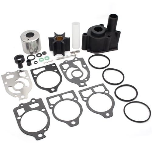 96148A8 Water Pump Impeller Kit for Mercury MerCruiser 75-200 HP Outboard - size: Mercury 75-200 HP