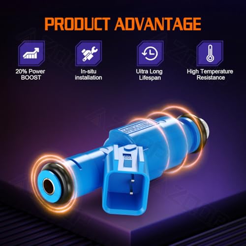 for Dodge Ram 1500 Dakota Durango 2002-2007 4.7L, 0280155849 Fuel Injectors - size: For Ram 1500/Dakota/Durango 4.7L V8 (2002-2007)
