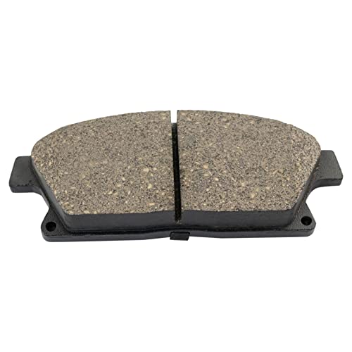 TRQ Front and Rear Brake Pad and Rotor Set Ceramic G Coated Solid Rotors
