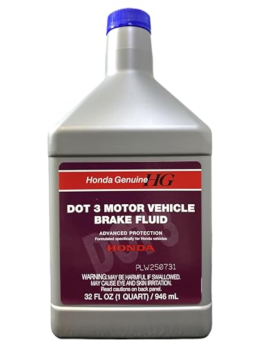 Honda 08798-9108 DOT 3 Motor Vehicle Brake Fluid 32 FL OZ (1 Quart) (1)