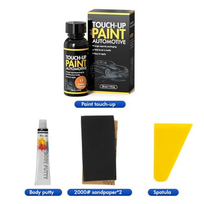 XTryfu Amber Orange Touch Up Paint for Cars Paint Scratch Repair Kit (L20E) - color: Amber Orange