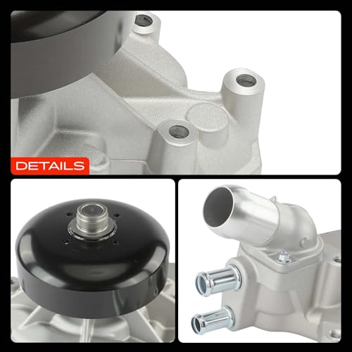 A-Premium Water Pump with Thermostat & Gasket Compatible with GM Vehicles