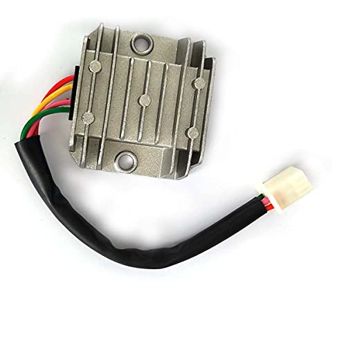 FainWan 4 Wires 4 Pins 12V Full Wave Rectifier Voltage Regulator Universal Compatible with Motorcycle Pit Dirt Bike Quad CG125 150 200 250CC Motorbikes ATVs Mopeds Buggy