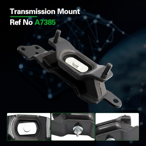 Engine Motor Mount and Transmission Mount kit Compatible with Altima - size: A4355HY A4365HY A4356HY A7362 A7386 A7383