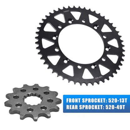 Chain and Sprocket Kit 13T 49T for Yamaha YZ450F 2007-2014 2019-2025
