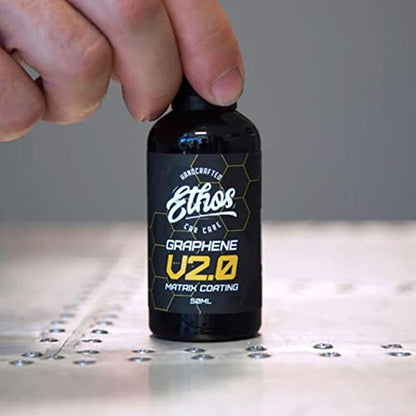 Graphene Matrix Coating with Applicator - Graphene Ceramic Coating | 5+ Years of Protection | Incredible Hydrophobic - Revolutionary Graphene Nanotechnology - color: V2.0 - 30ml