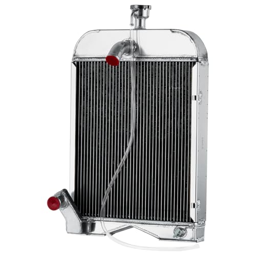 3Rows Auminum Radiator Compatible with Ford 2N 8N 9N 789 790 791 Tractor Radiator Ford 8N 9N 2N Replacemnet Tractors Radiator #8N8005