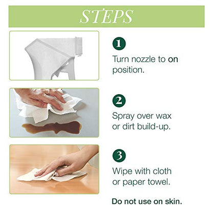 Clean + Easy Clean-Up Surface Cleanser Wax Remover Spray Pre-Waxing 16oz