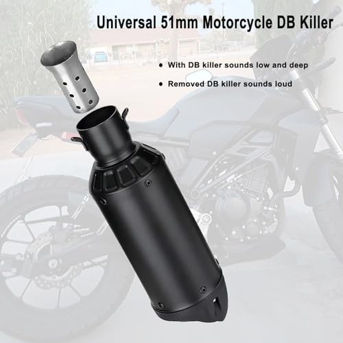 Motorcycle DB Killer 51mm Universal Exhaust Muffler Silencer Baffle